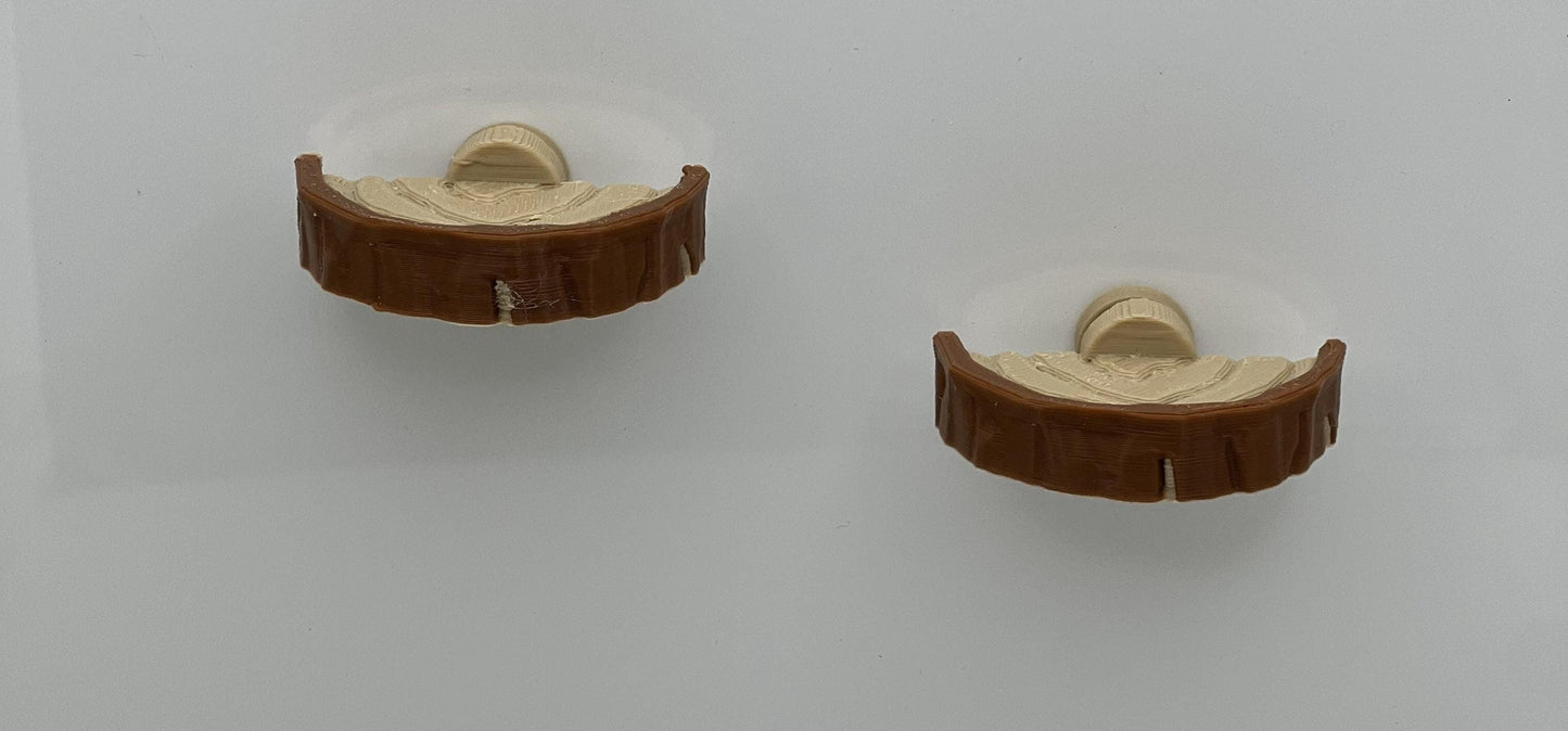 Magnetic Rustic Wood Ledge Set β Jumping Spider Perches | Shelf