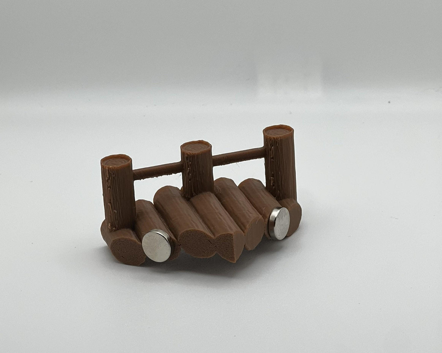 Magnetic Corner Log Bridge – Jumping Spider Perch | Shelf