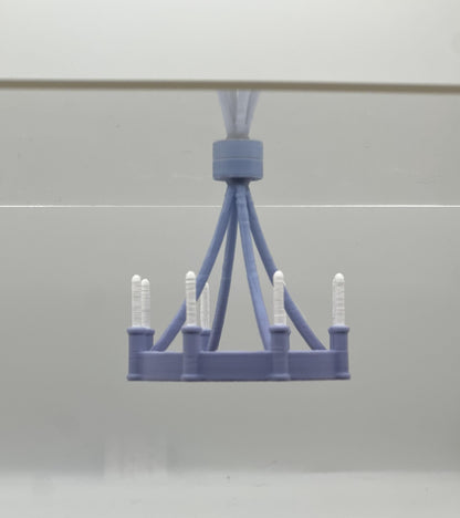 Magnetic Candle Chandelier – Hanging Jumping Spider Perch Decor