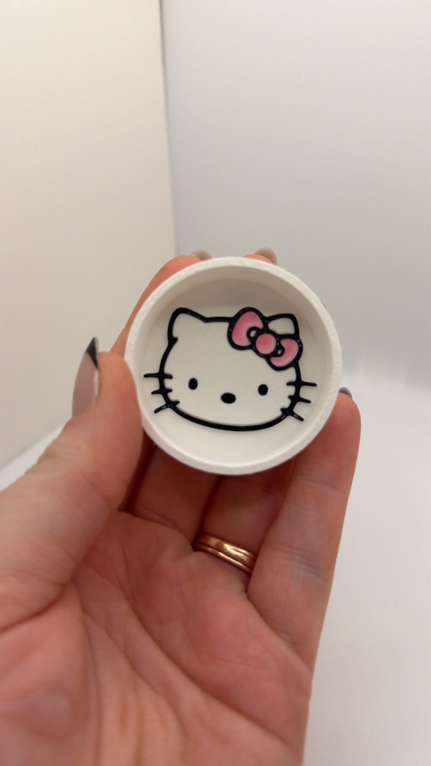 Pink Héllo Kìtty Inspired Bow Magnetic Decor Set | Jumping Spiders | Hide & Ledges