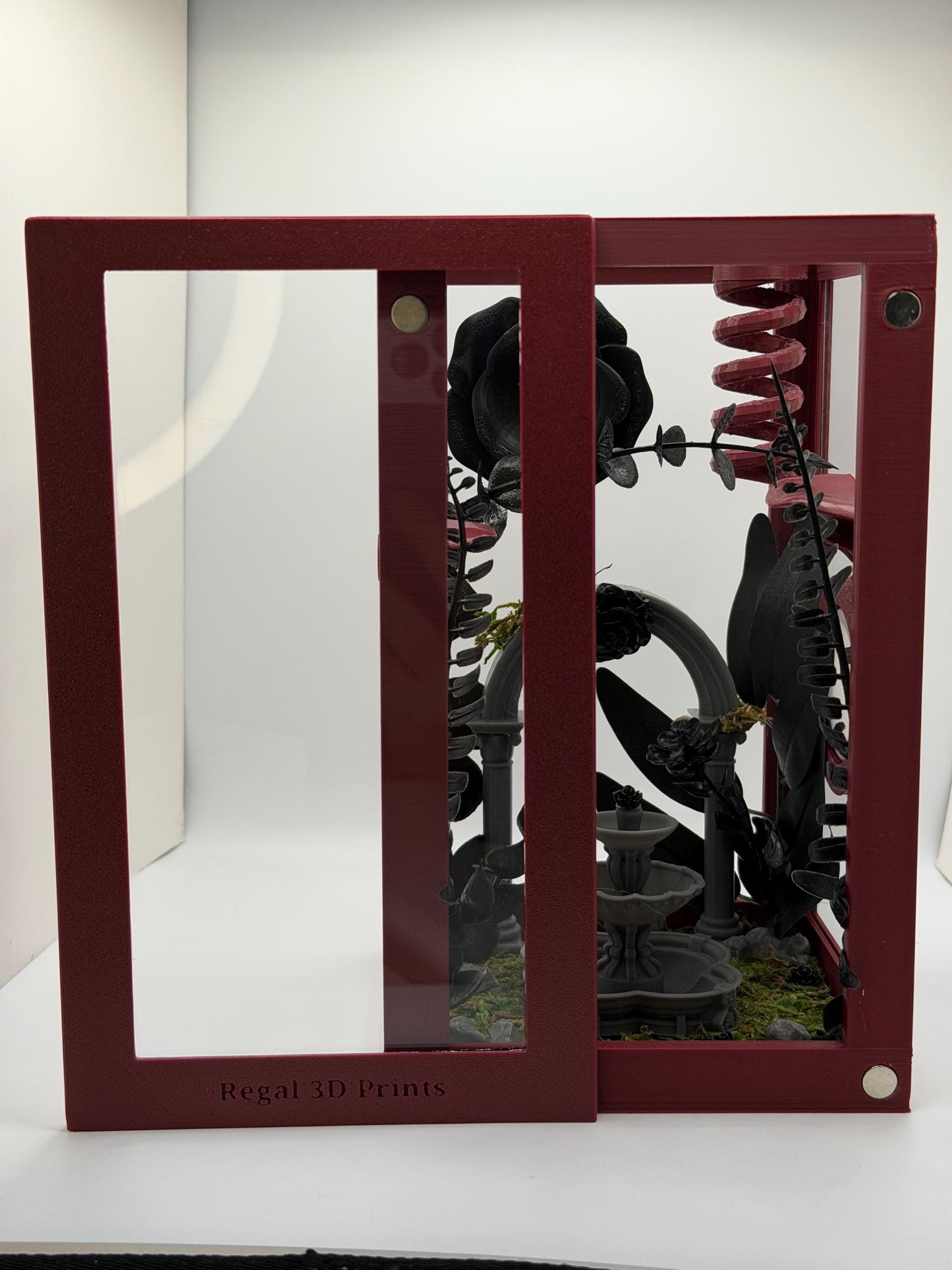 Gothic Garden Decorated Jumping Spider Enclosure | Habitat