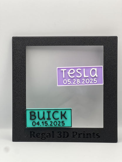 Custom Magnetic Name Plates for Jumping Spider Enclosures