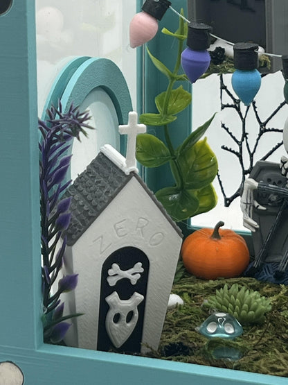 Fully Decorated Jumping Spider Enclosure | Habitat