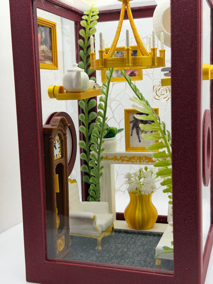 Victorian Parlor Themed Decorated Jumping Spider Enclosure | Habitat