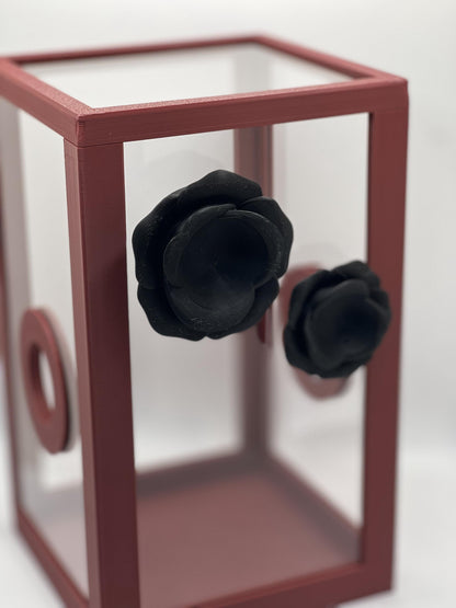 Jumping Spider Rose Magnetic Hide | Decor | Enclosure Decor