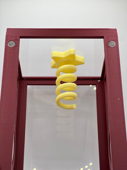 Magnetic Star Spiral Perch Ledge – Hanging Jumping Spider Climber