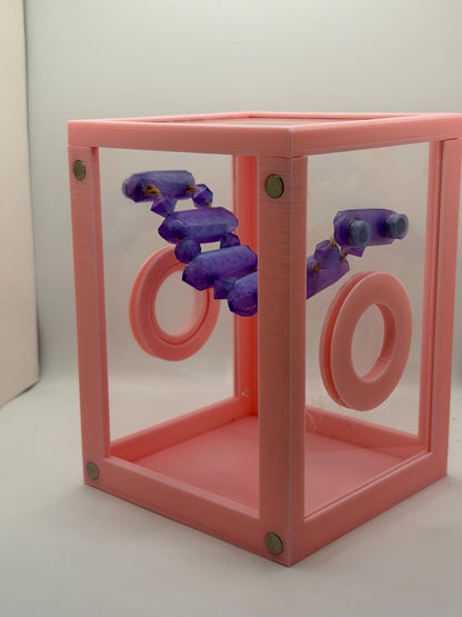 Crystal Magnetic Bridge Jumping Spider Enclosure Decor | Ledge