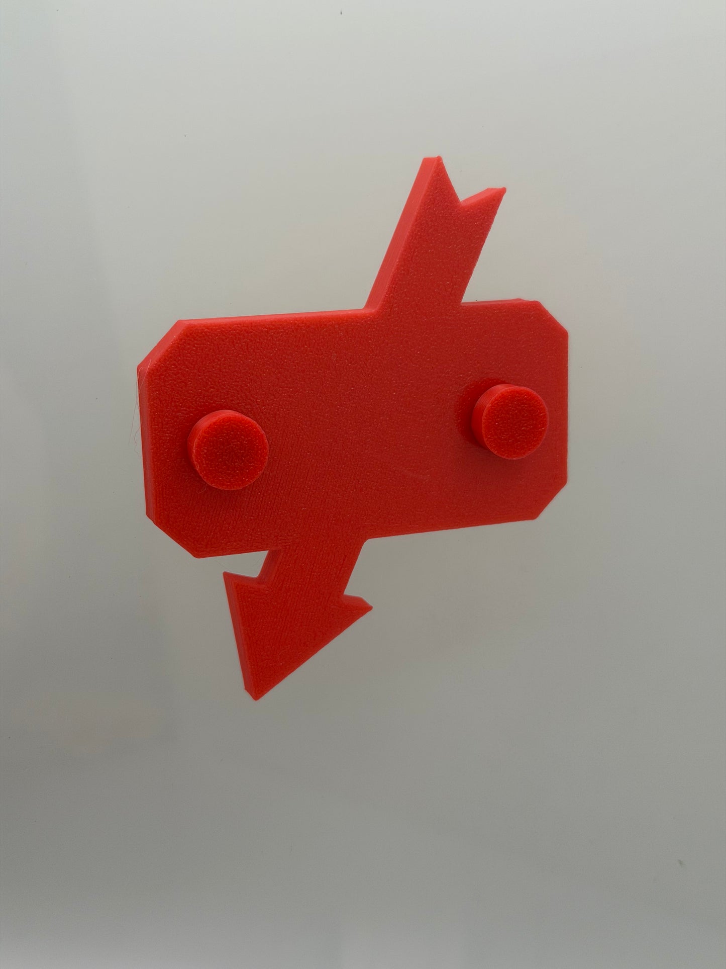 Light-Up Style Arrow Sign – Magnetic Decor | Ledge for Jumping Spiders