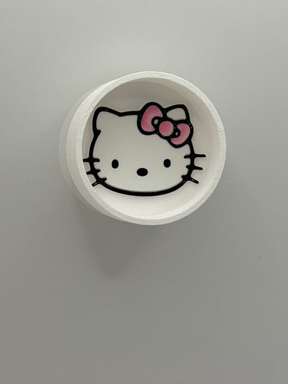 Pink Héllo Kìtty Inspired Bow Magnetic Decor Set | Jumping Spiders | Hide & Ledges