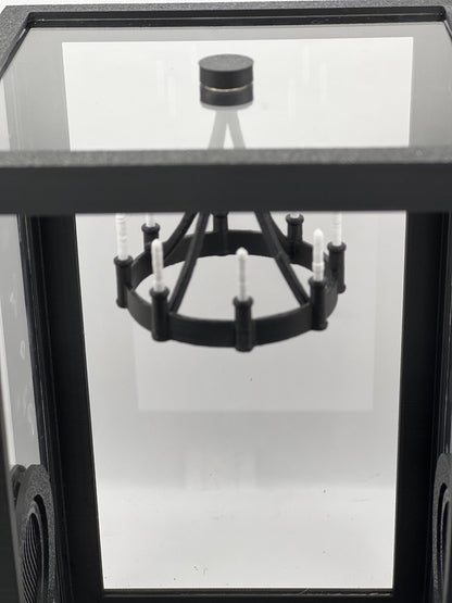 Magnetic Candle Chandelier – Hanging Jumping Spider Perch Decor