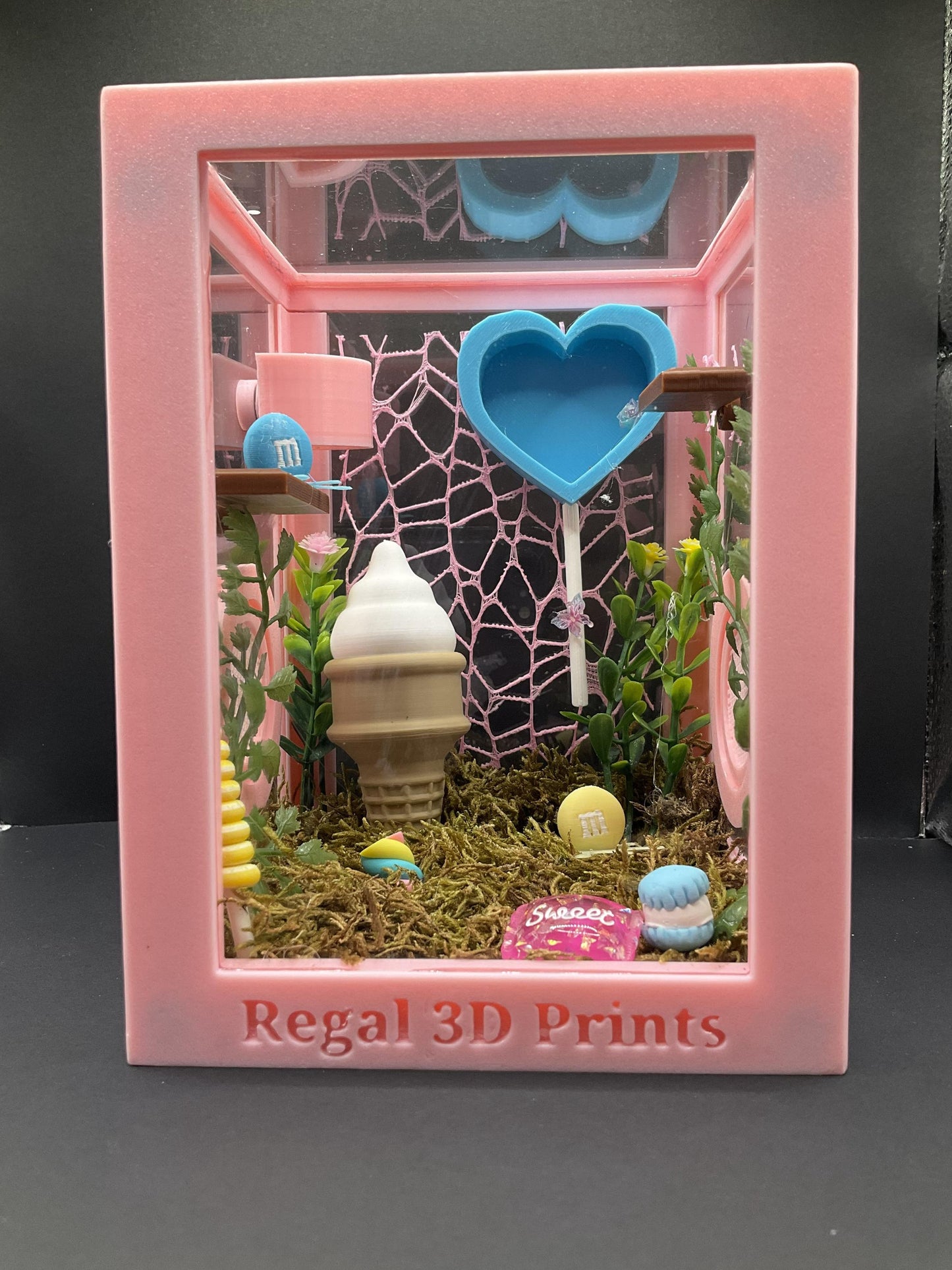 Ice Cream Dream | Candy Themed Decorated Jumping Spider Enclosure