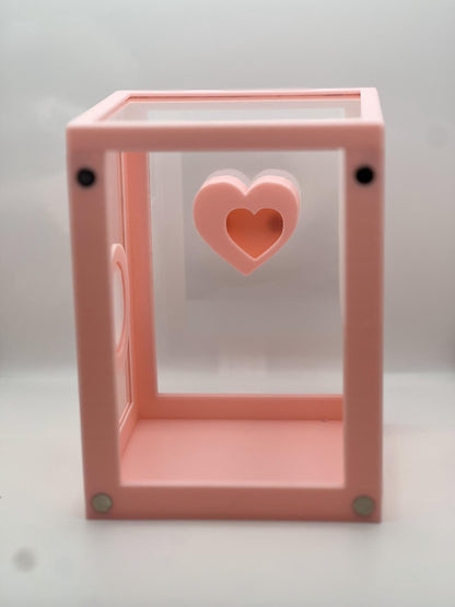 Magnetic Double Heart Hide – Jumping Spider Hideout