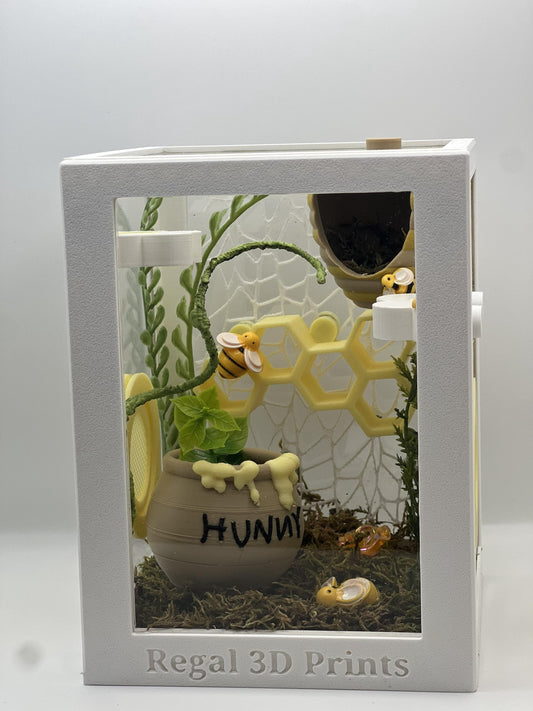 Beehive Honey Garden Jumping Spider Decorated Enclosure | Habitat