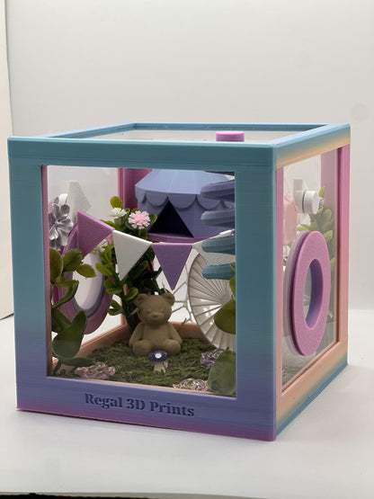 Circus-Themed Jumping Spider Decorated Enclosure | Habitat