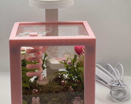 Enclosure Top Light for Jumping Spider Habitats